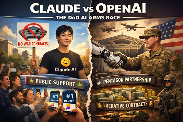 Claude vs OpenAI — The DoD AI Arms Race Claude vs OpenAI — The DoD AI Arms Race