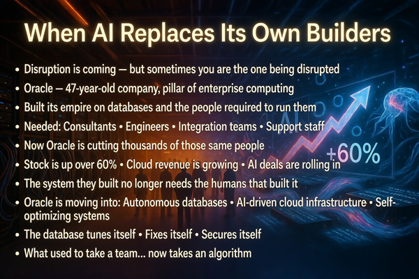 When AI Replaces Its Own Builders When AI Replaces Its Own Builders